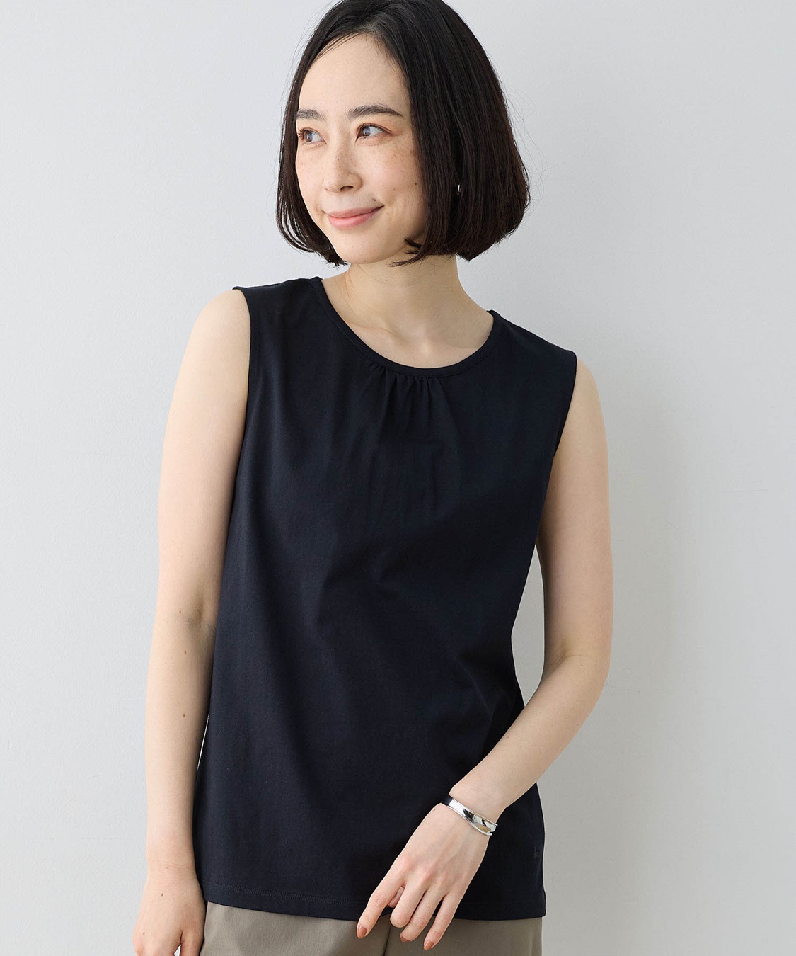 DECOY 【ひやさらコットン】【UVカット】クルーネックタンクトップ_variation_3