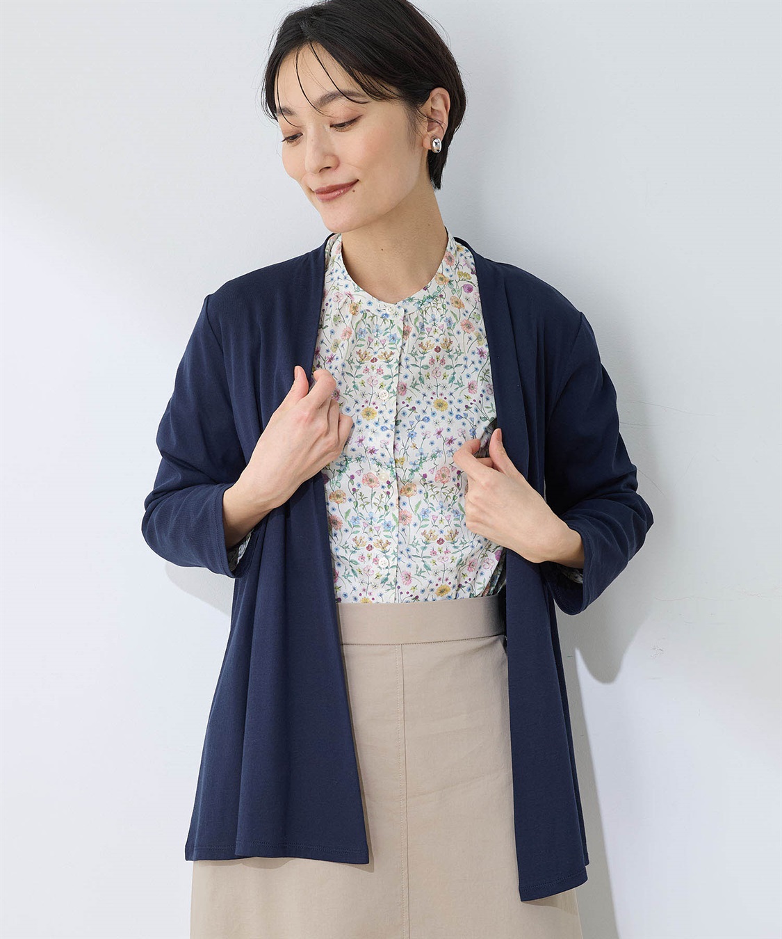 DECOY 【ひやさらコットン】【UVカット】フライスカーディガン_variation_3