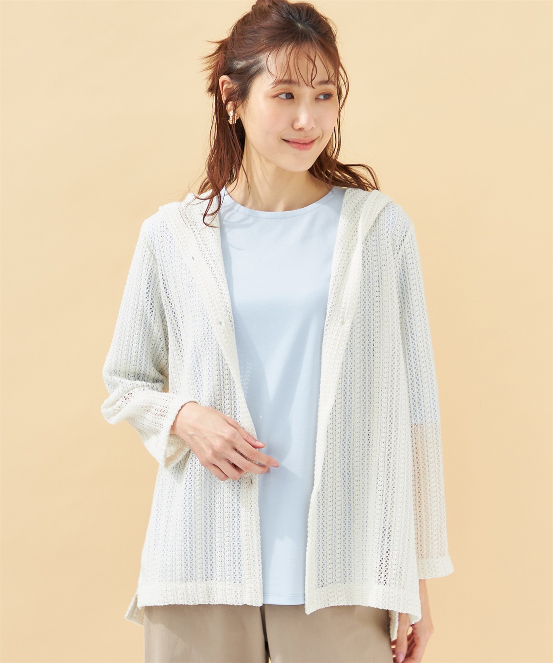 DECOY レースパーカーカーディガン_variation_1