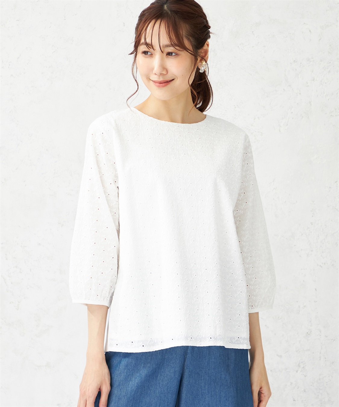 DECOY ひやさら刺しゅうプルオーバー_main