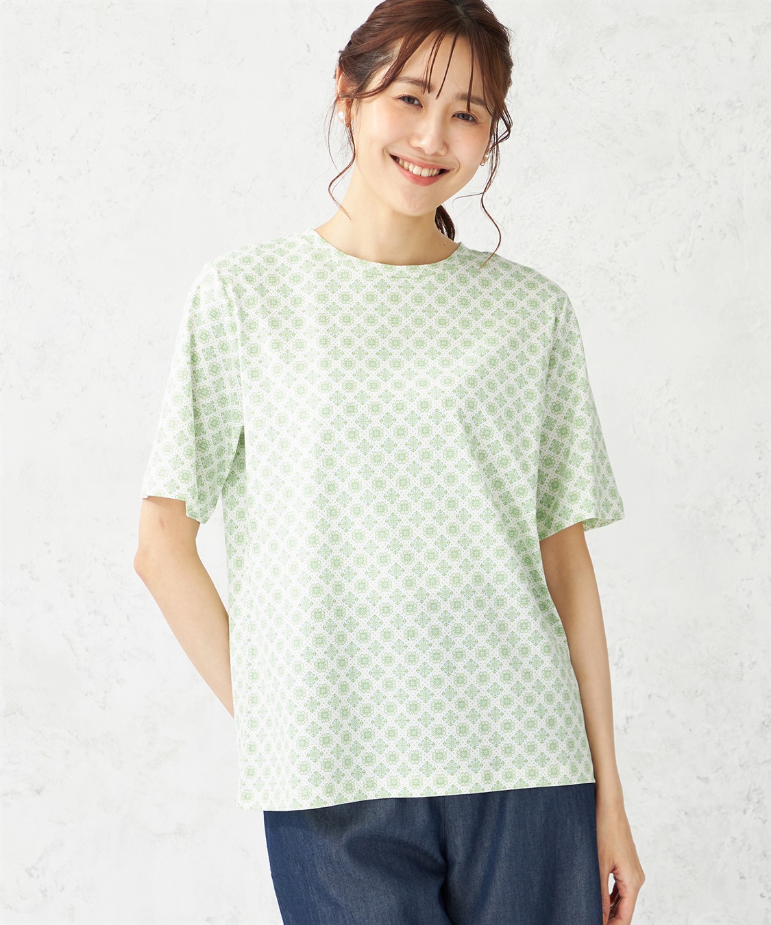 DECOY 【冷感・UVカット】ひやさらプリントTシャツ_variation_2