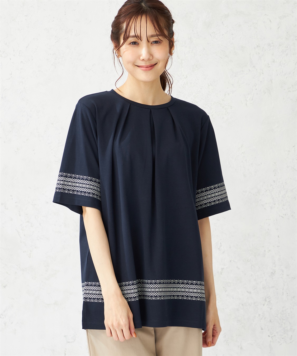 DECOY 【冷感・UVカット】ひやさら刺繍チュニック_variation_3