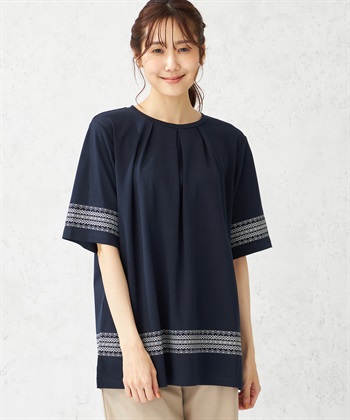 DECOY 【冷感・UVカット】ひやさら刺繍チュニック_variationthumb_3