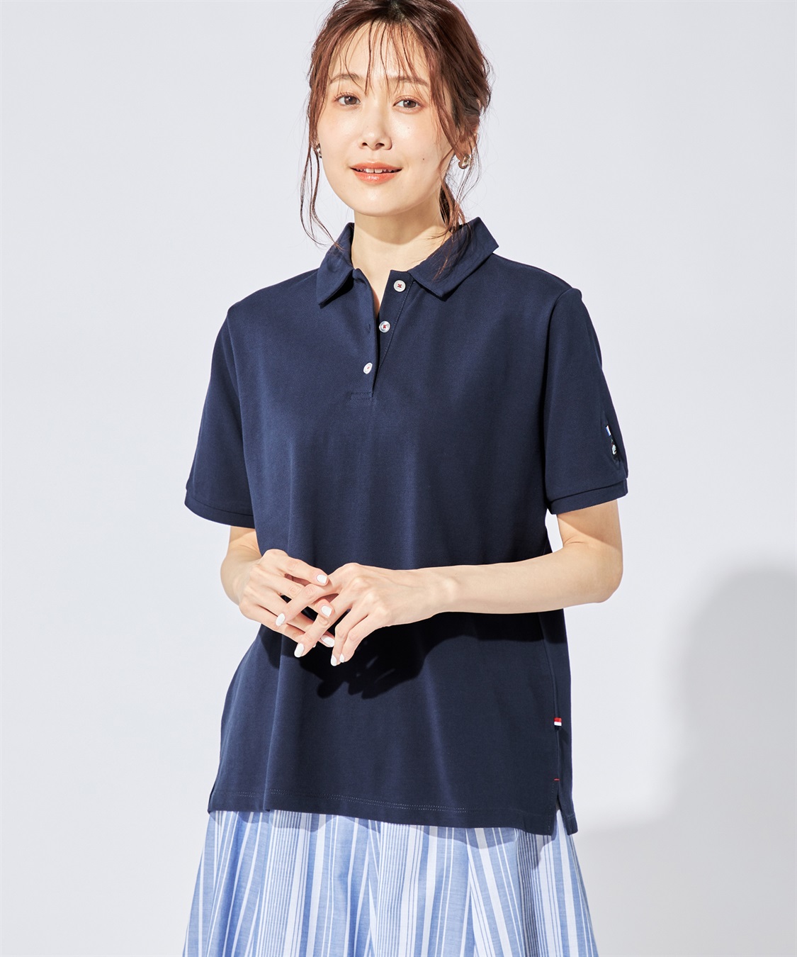 DECOY 【接触冷感】コイくん刺しゅうポロシャツ_variation_3