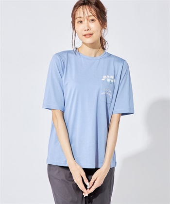 DECOY 【冷感】【汗じみ防止】ひやさらポケットプリントTシャツ_variationthumb_2