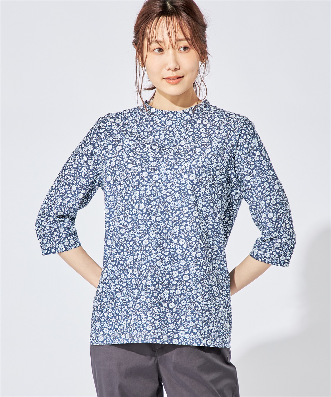 DECOY ジャガードプリントTシャツ_variation_3