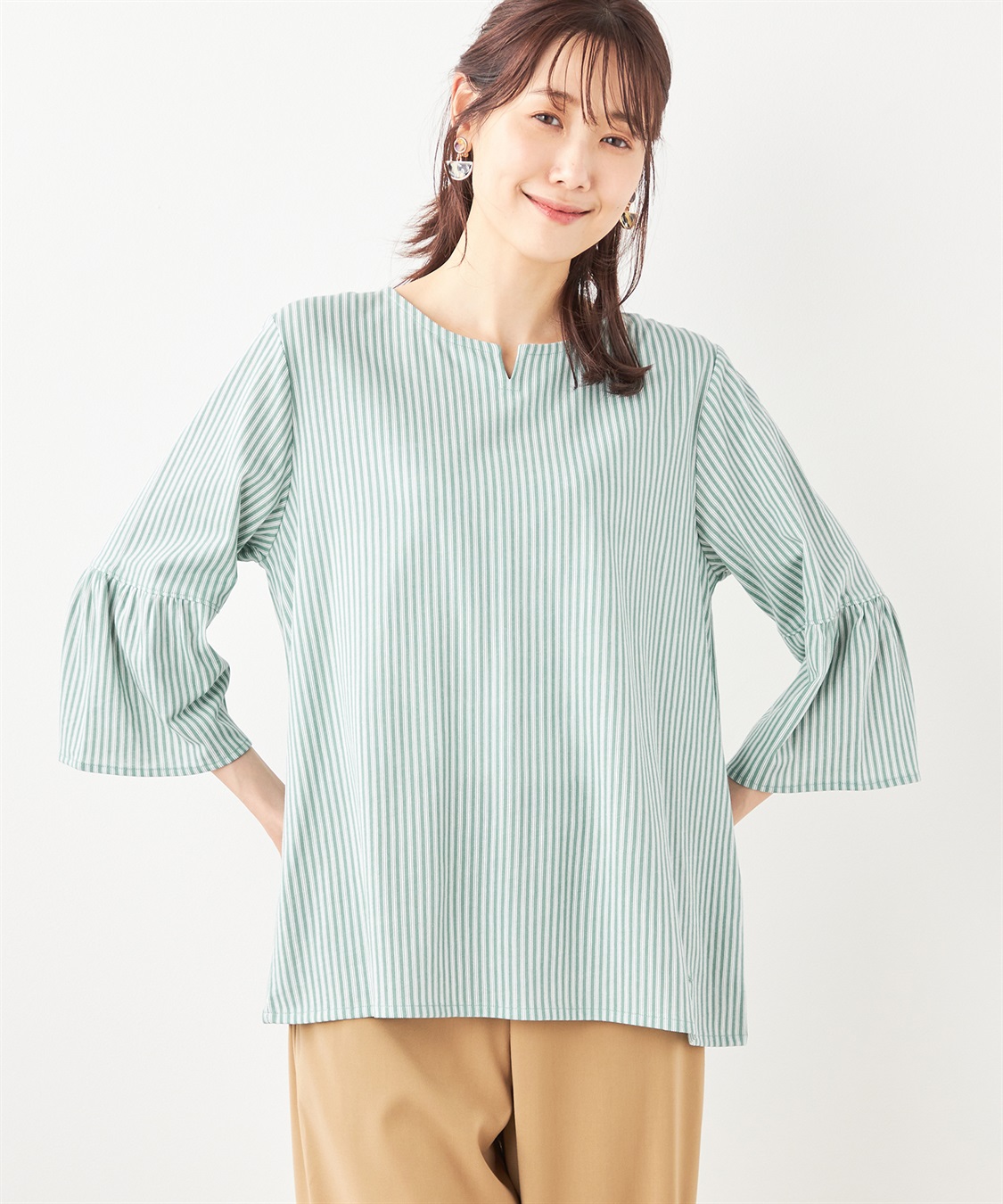 DECOY ギャザースリーブプルオーバー_main