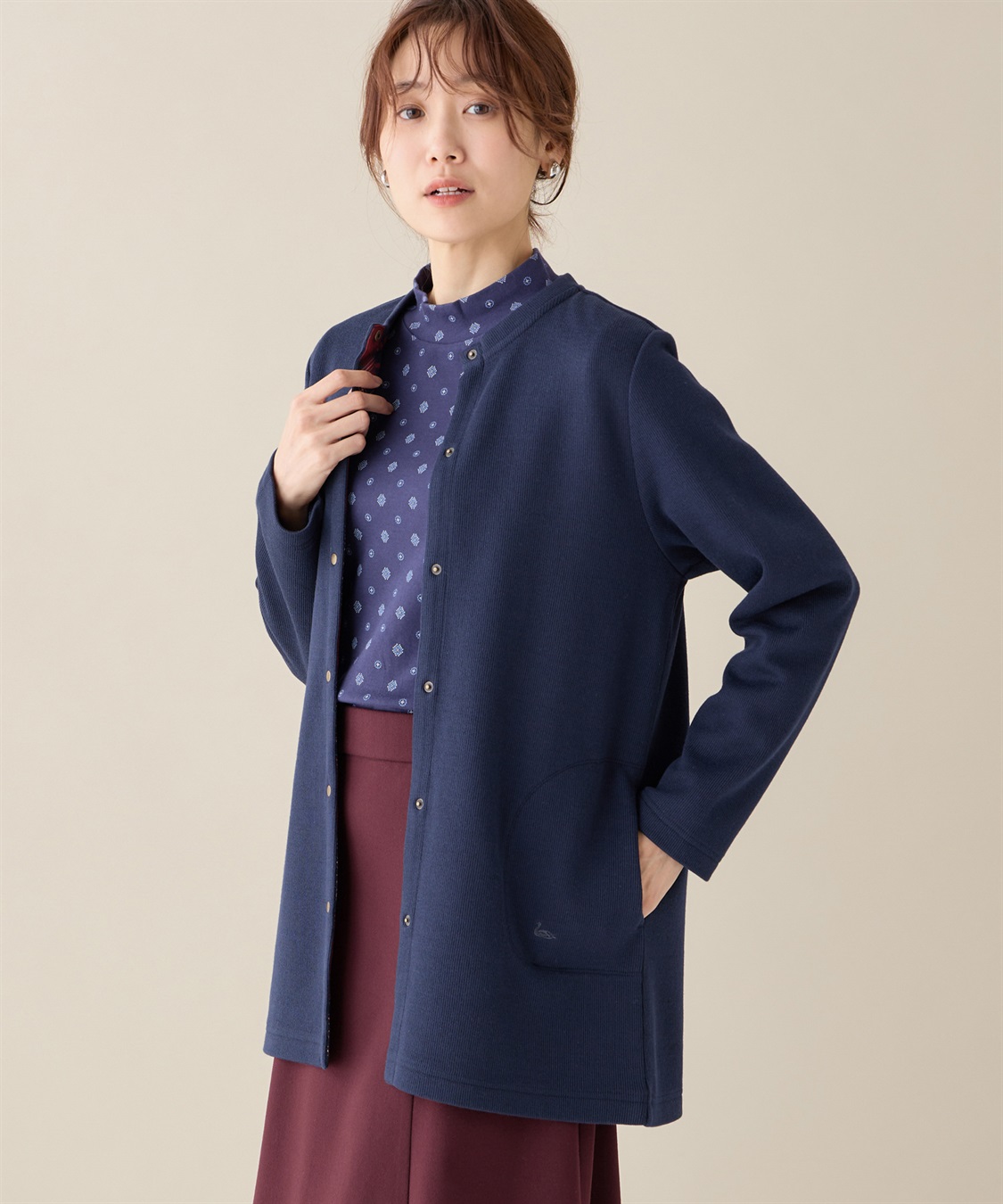 DECOY ダブルフェイスカーディガン_variation_2