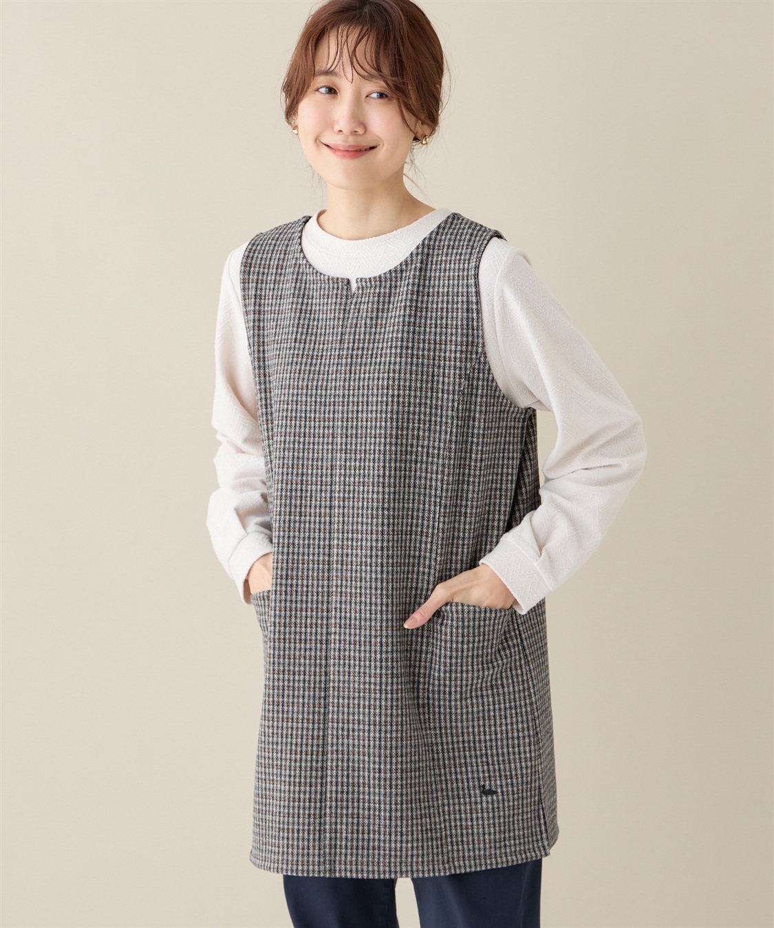 DECOY ジャガードジャンパードレス_main