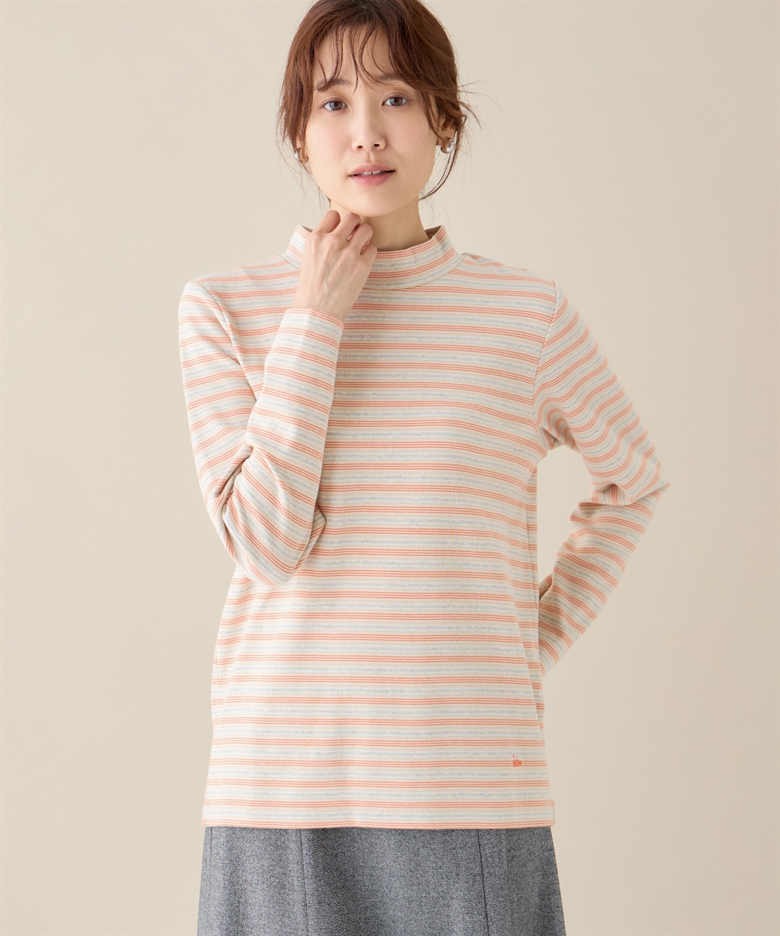 DECOY オーガニックコットンボーダープルオーバー_variation_1