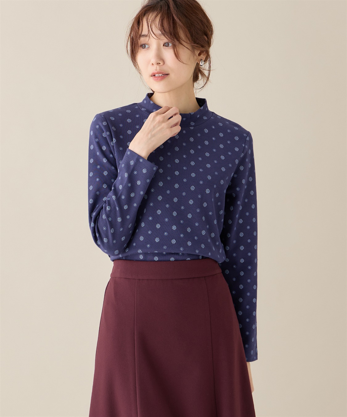 DECOY オーガニックコットンプリントプルオーバー_main