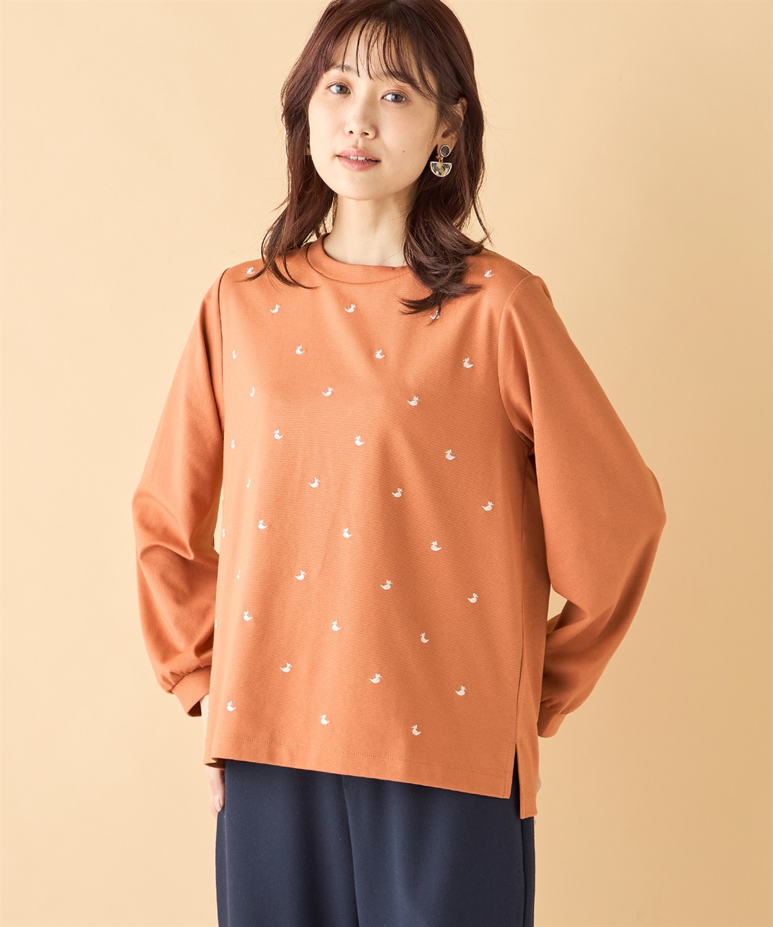 DECOY フロント刺しゅうプルオーバー_variation_1