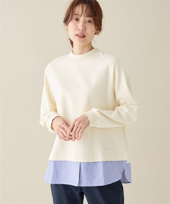 DECOY ダンボールストライプドッキングプルオーバー_variationthumb_1