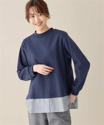 DECOY ダンボールストライプドッキングプルオーバー_variationthumb_3