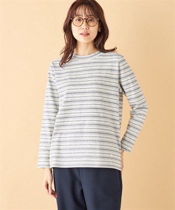 DECOY ジャガードボーダーハイネック_variationthumb_1