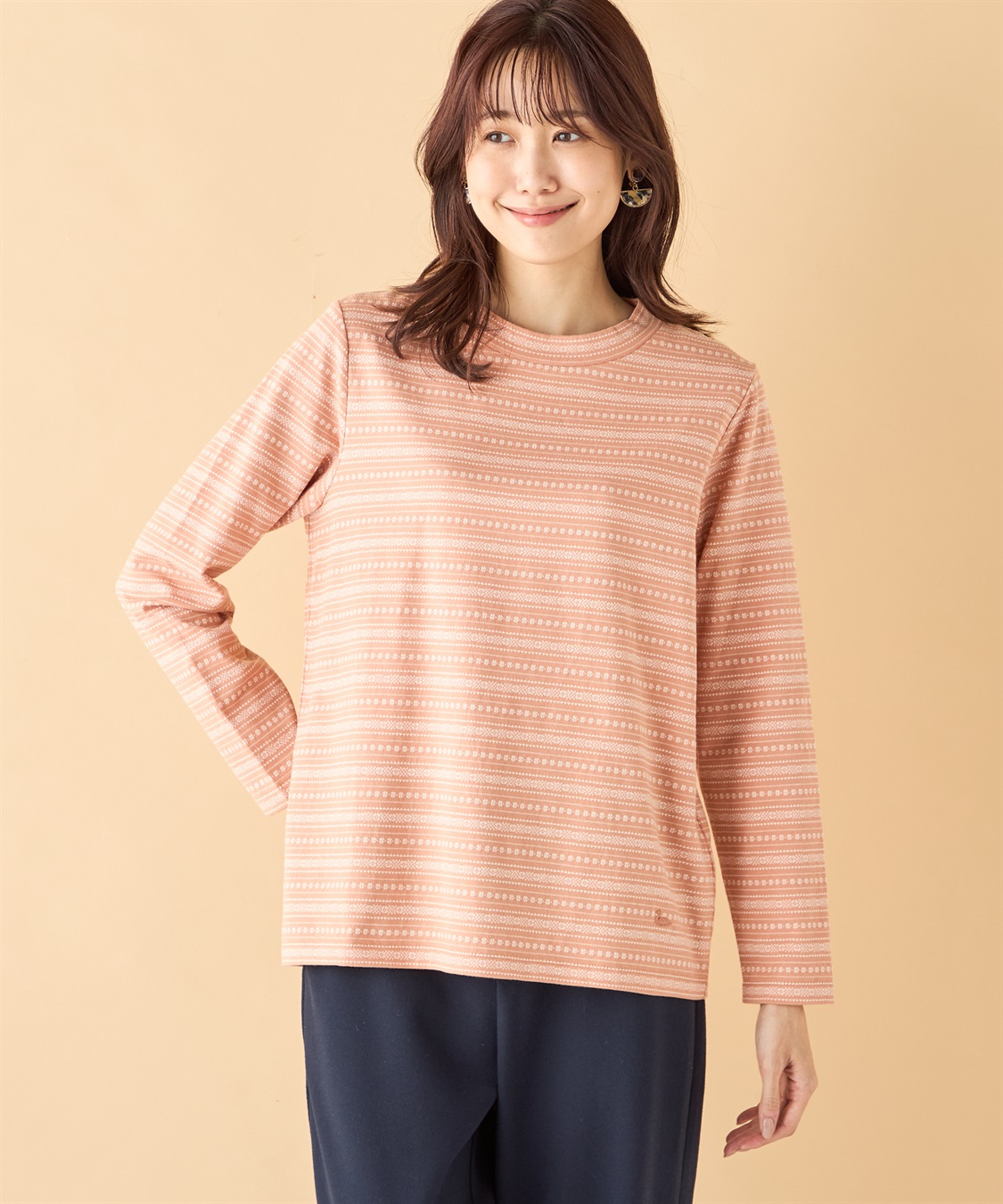 DECOY ジャガードボーダーハイネック_variation_2