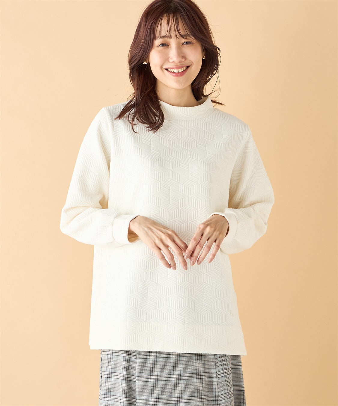 DECOY ふくれジャガードプルオーバー_variation_1