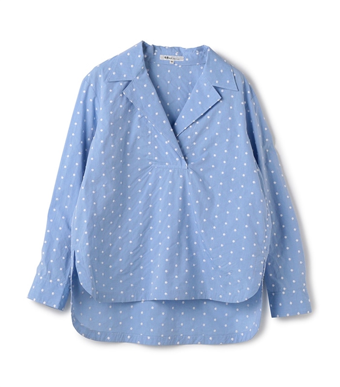 美品⁂センソユニコ⁂ジウ　薄手ジャケット　羽織　ドット　シアサッカー　ドット　L 美品⁂センソユニコ⁂ジウ 薄手ジャケット 羽織 ドット シア
