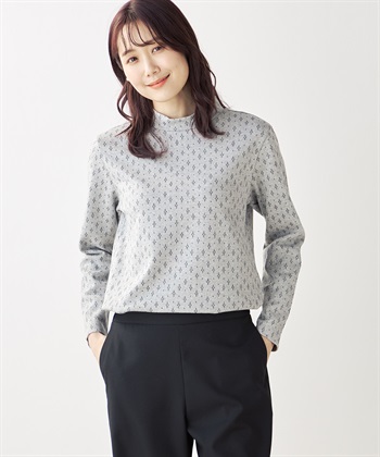 DECOY ジャガードハイネックプルオーバー_variationthumb_1