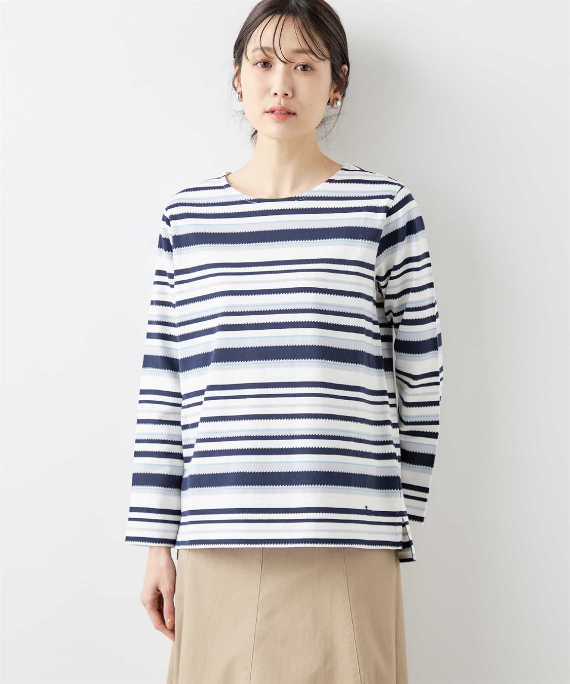 DECOY マルチジャガードボーダープルオーバー_variation_3