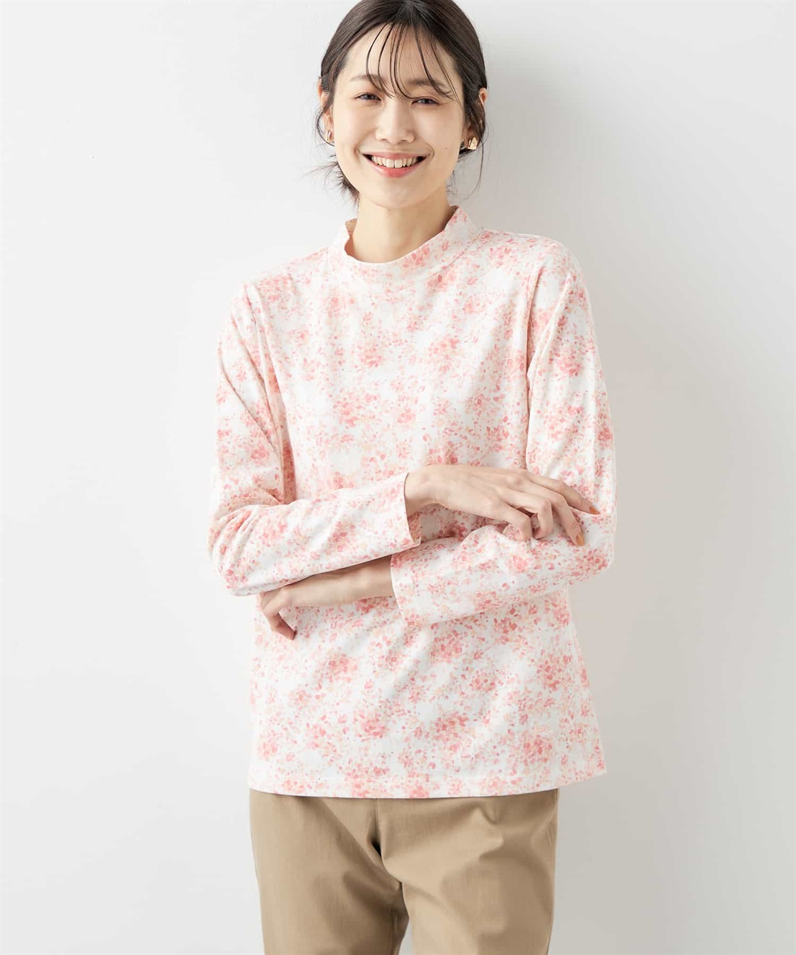 DECOY プリントハイネックプルオーバー_variation_1