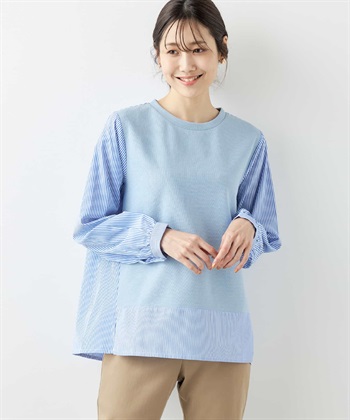 DECOY ストライプドッキングプルオーバー_variationthumb_2