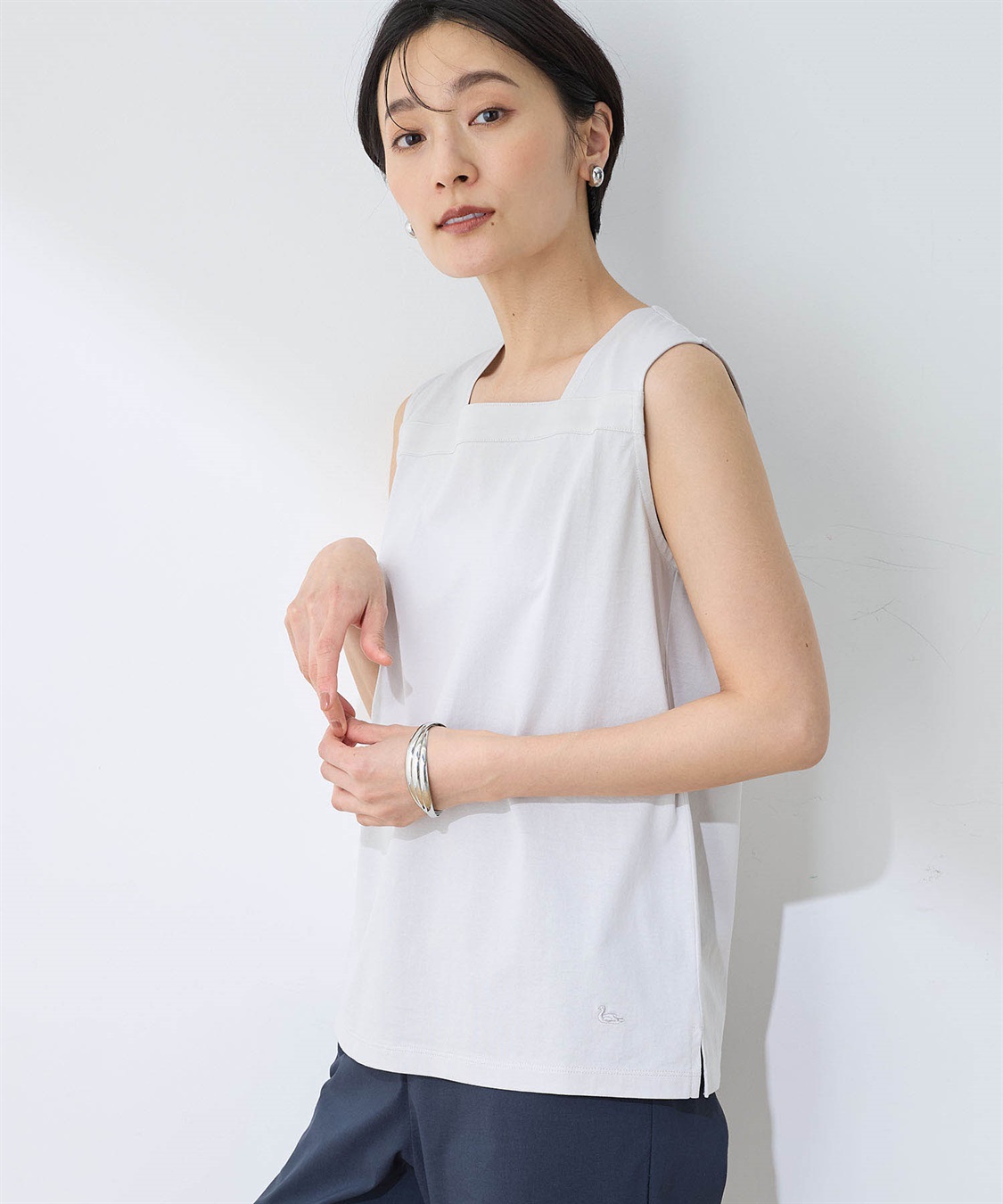 DECOY 【ひやさらコットン】【UVカット】スクエアタンクトップ_variation_2