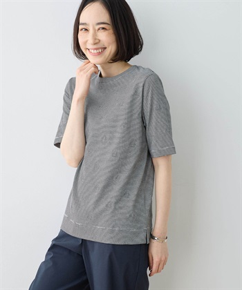 DECOY ボーダードットTシャツ_variationthumb_1