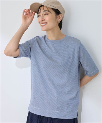 DECOY ボーダードットTシャツ_variationthumb_2