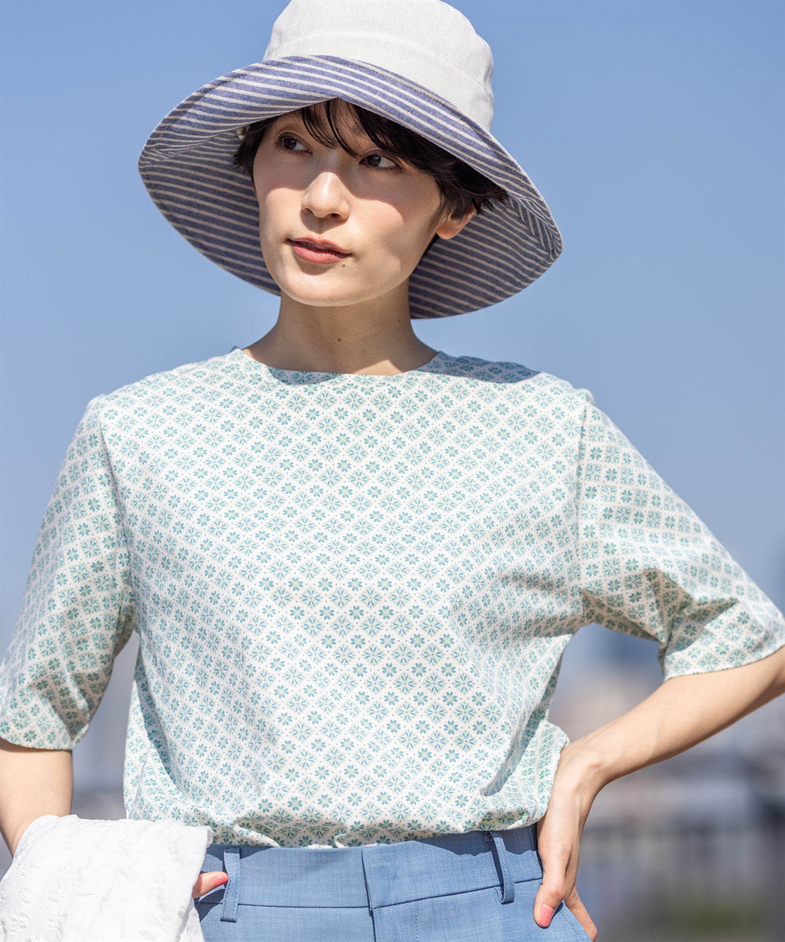 DECOY 【ひやさら】【UVカット】総プリントTシャツ_main