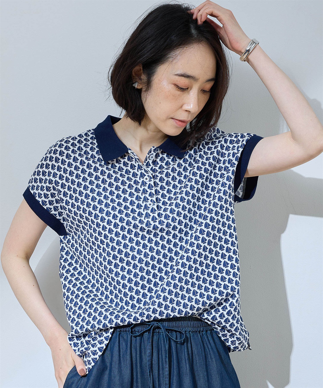 DECOY 【ひやさら】【UVカット】カノコポロTシャツ_variation_1