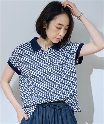 DECOY 【ひやさら】【UVカット】カノコポロTシャツ_variationthumb_1