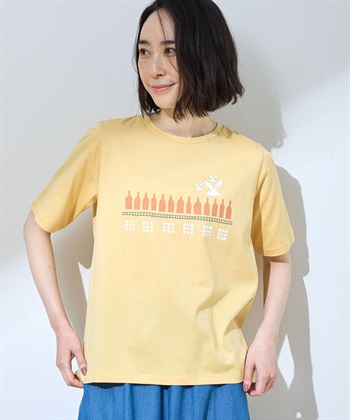 DECOY 【ひやさら】【UVカット】【友桝飲料コラボ】ロゴプリントTシャツ_variationthumb_2
