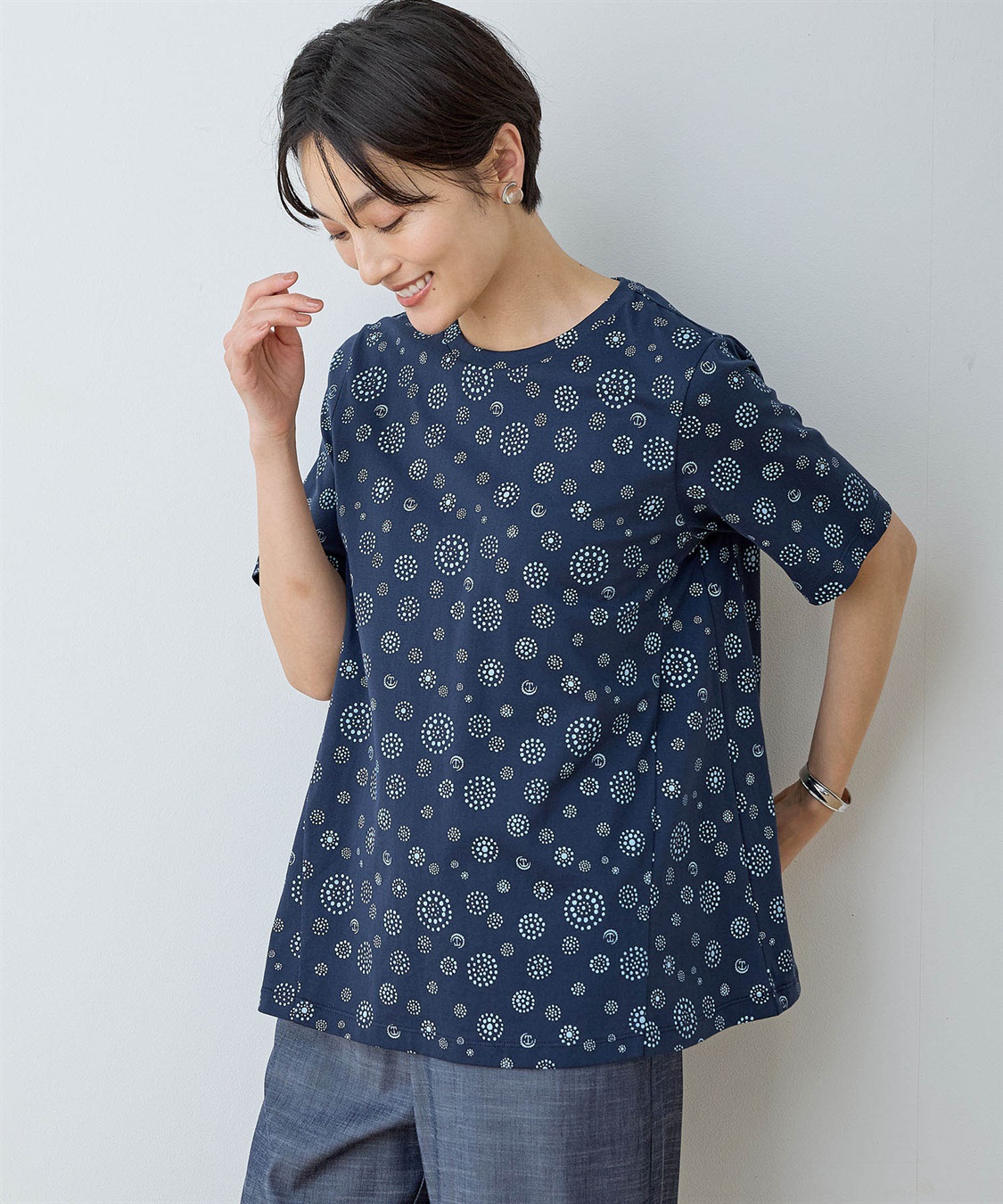 DECOY 【ひやさら】【UVカット】【友桝飲料コラボ】ドットロゴプリントTシャツ_variation_3