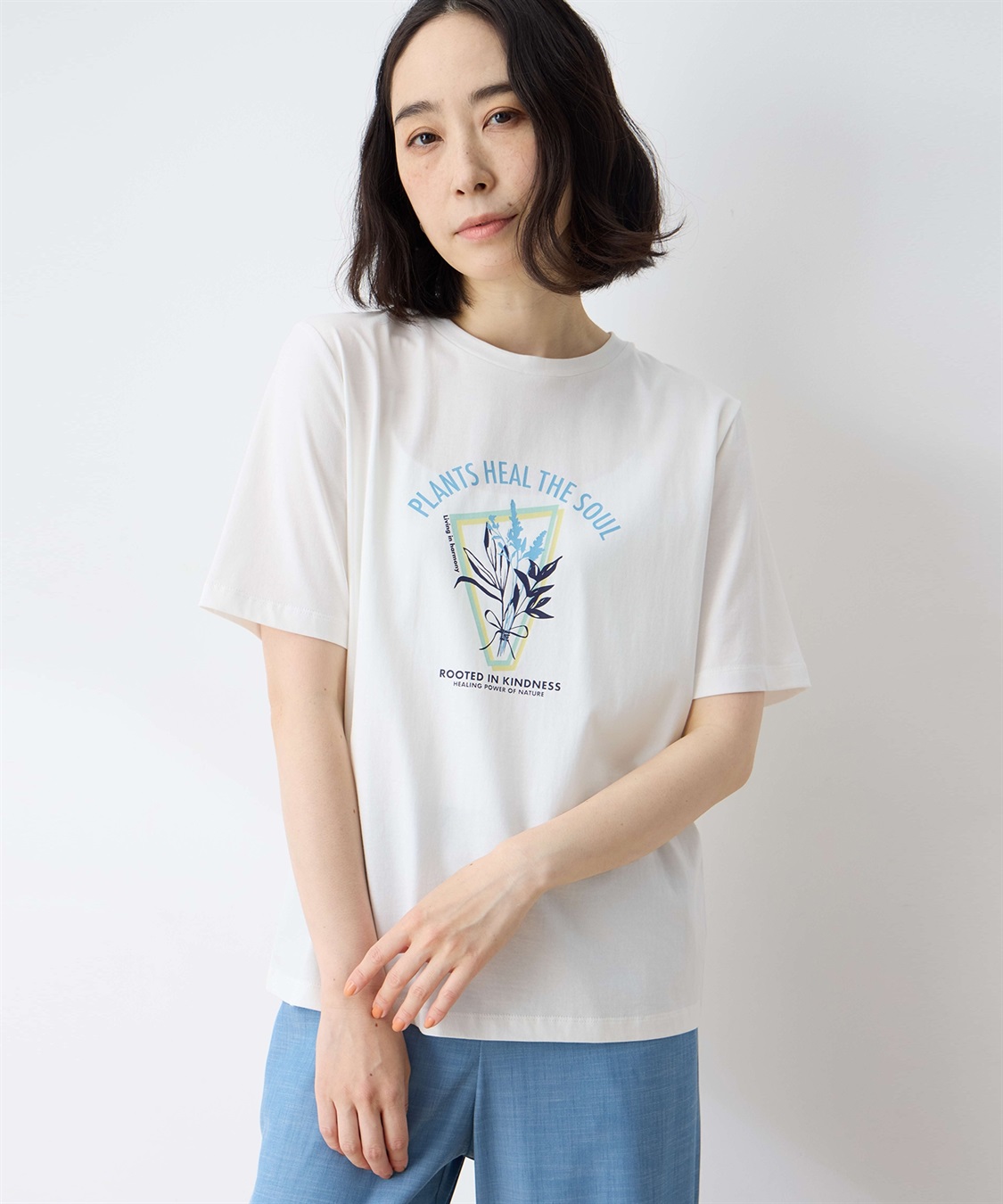 DECOY 【ひやさら】【UVカット】ロゴプリントTシャツ_variation_1