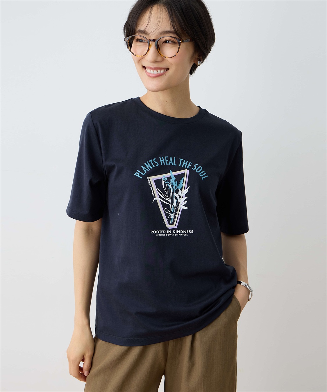 DECOY 【ひやさら】【UVカット】ロゴプリントTシャツ_variation_3