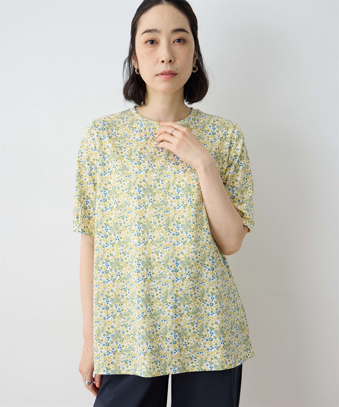 DECOY 【ひやさら】【UVカット】プリントチュニックTシャツ_main