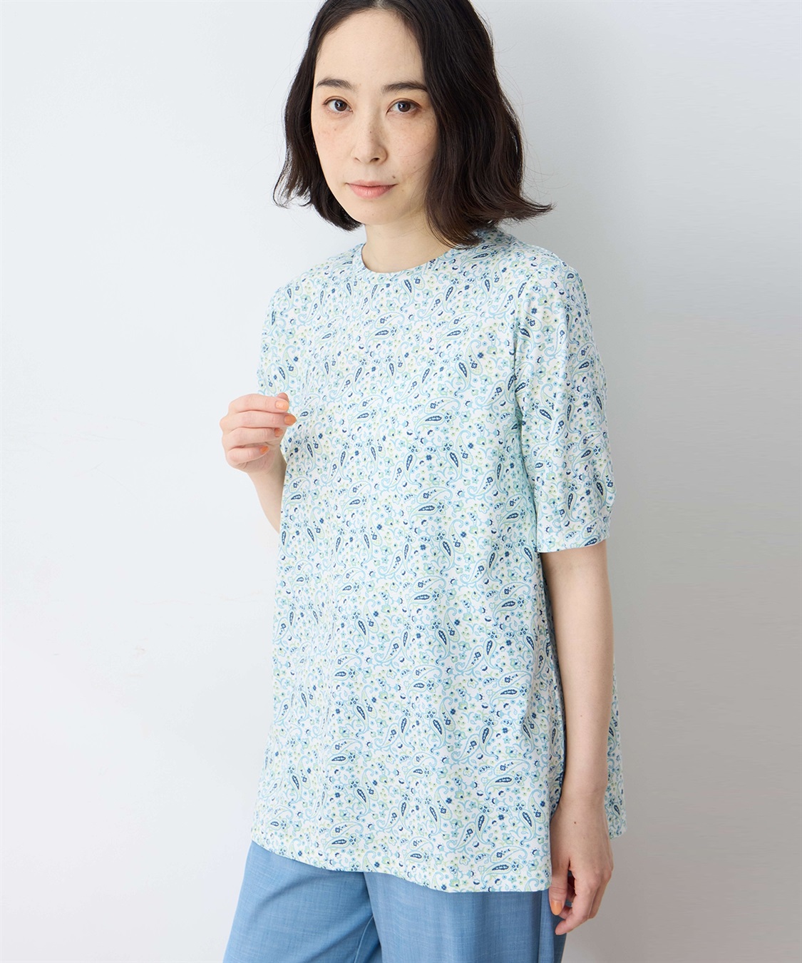 DECOY 【ひやさら】【UVカット】プリントチュニックTシャツ_variation_2