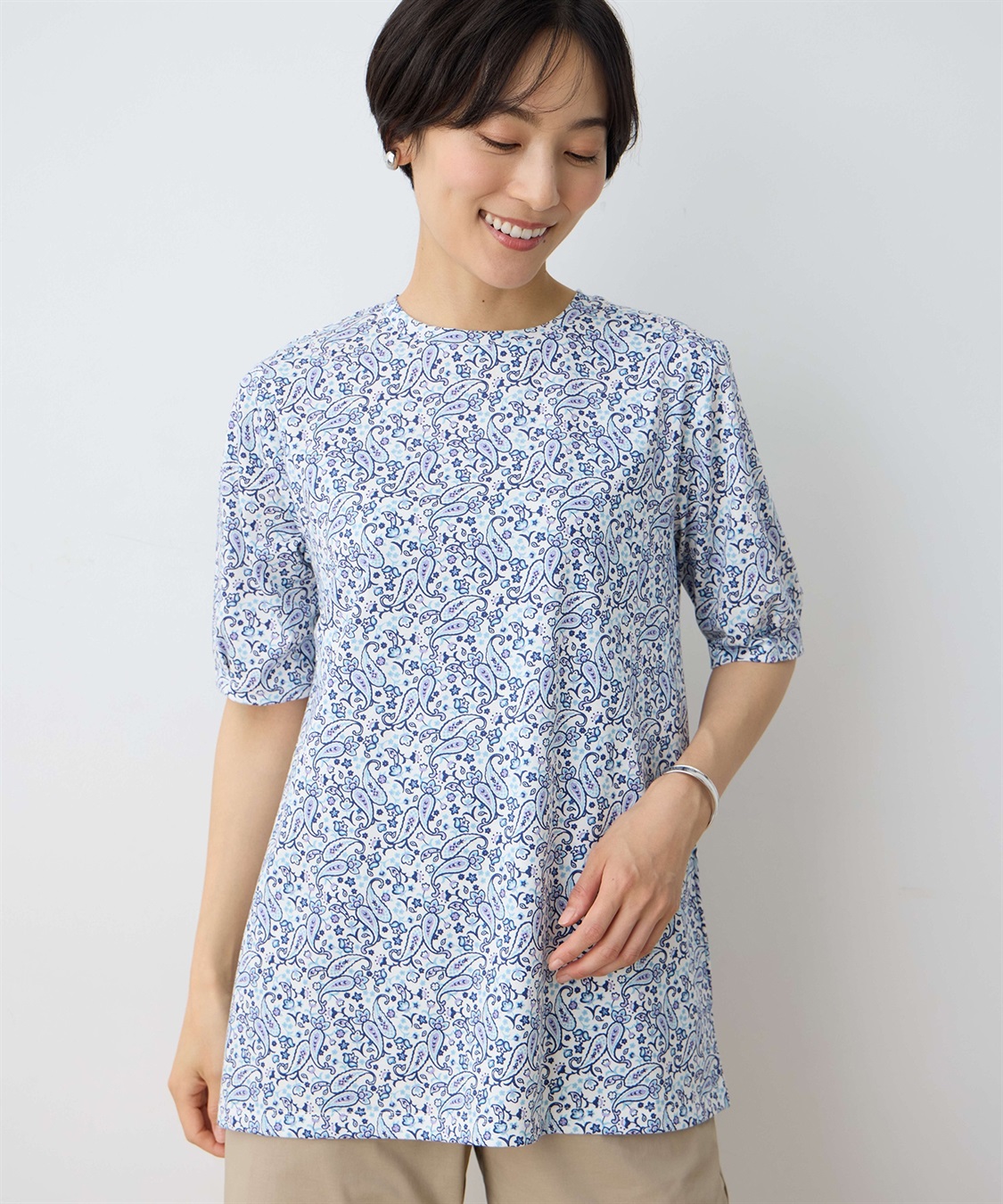 DECOY 【ひやさら】【UVカット】プリントチュニックTシャツ_variation_3