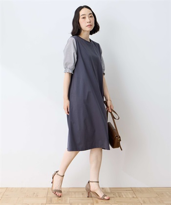 DECOY 【冷感】切替ワンピース_variationthumb_1