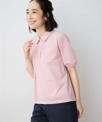 サッカーポロシャツ(ピンク-M)