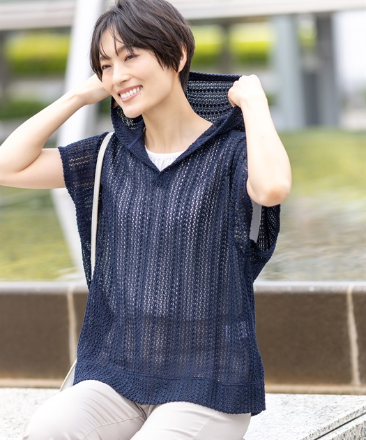 DECoy チェック柄 フード付き 9号 ほぼ新品！ SALE!格子チェック柄セットアップ/ノースリーブ/マーメイド