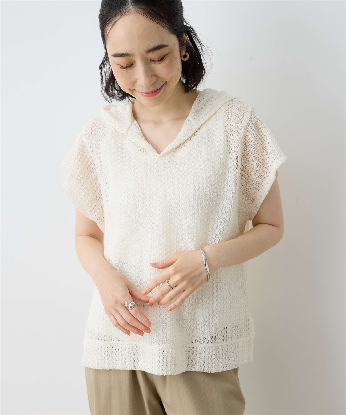 DECOY ラッセルレースフーディープルオーバー_variation_1