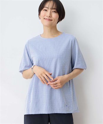 DECOY ストライプ切替プルオーバー_variationthumb_1