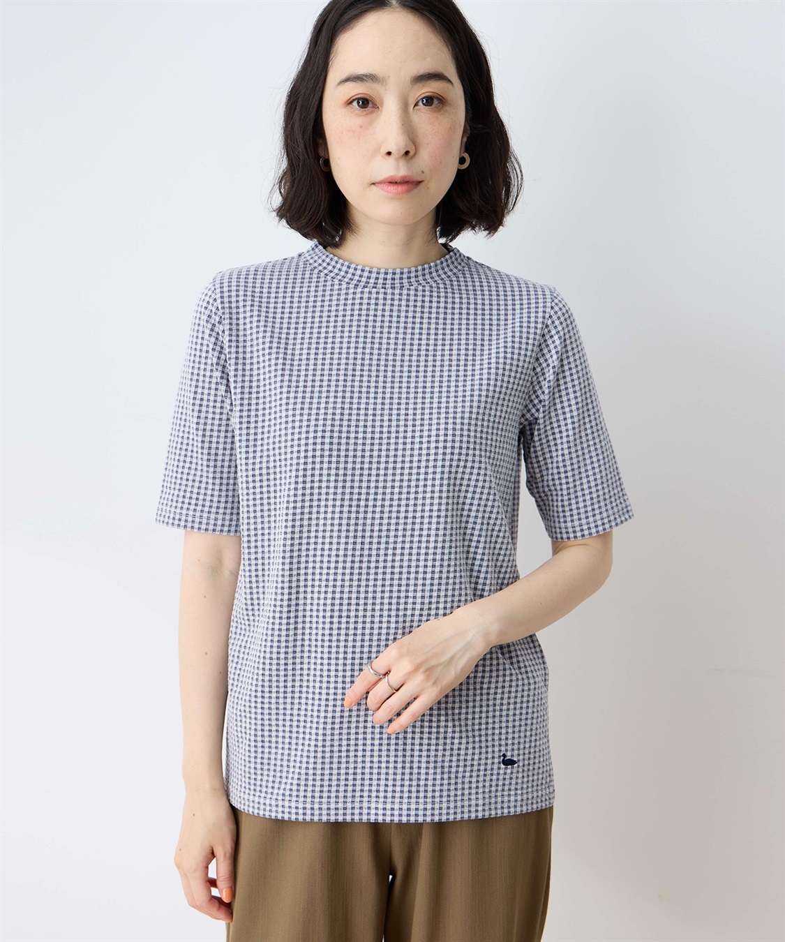 DECOY サッカーギンガムプルオーバー_main