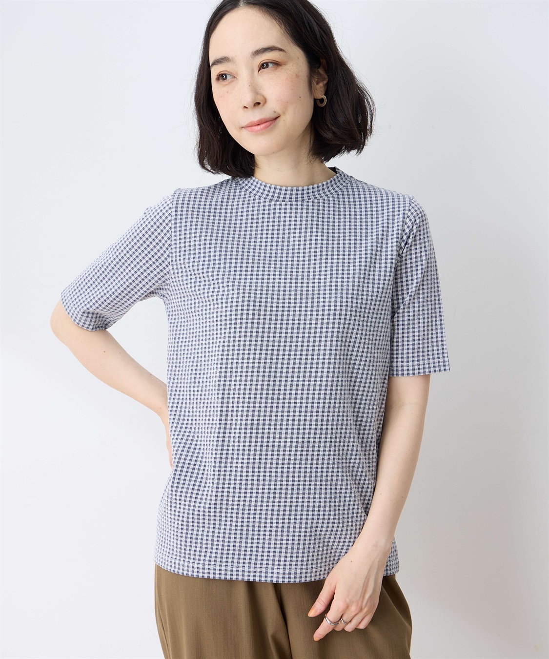 DECOY サッカーギンガムプルオーバー_variation_2