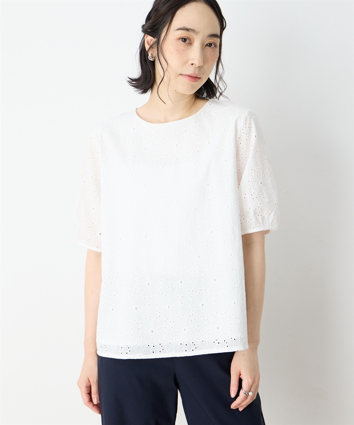 DECOY ひやさら刺繍切替プルオーバー_variation_1