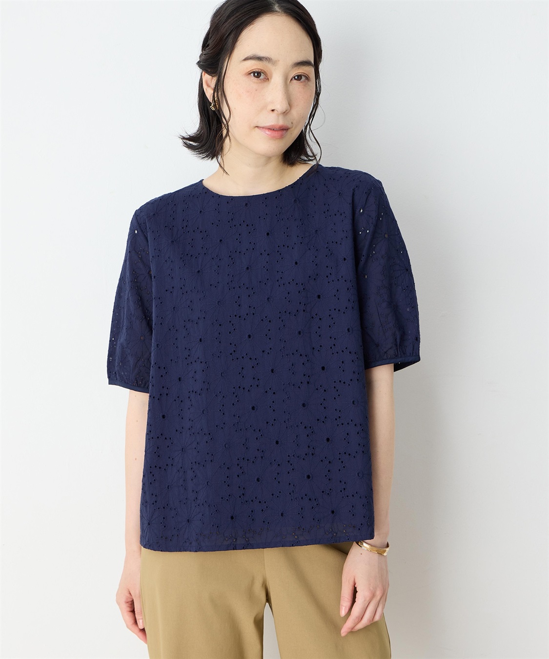 DECOY ひやさら刺繍切替プルオーバー_variation_2