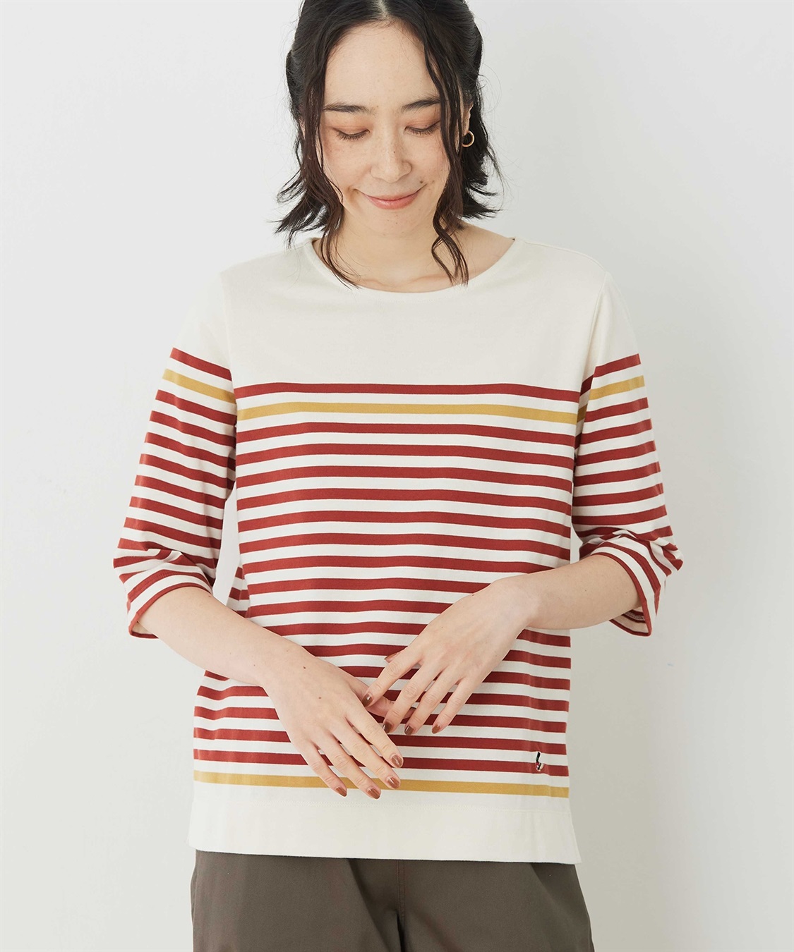 DECOY パネルボーダープルオーバー_variation_1