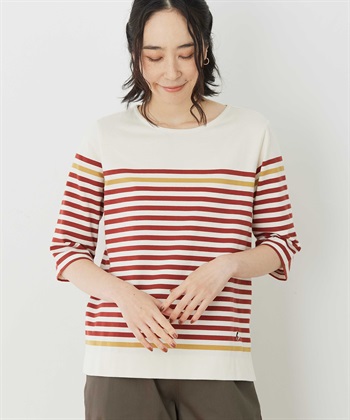 パネルボーダープルオーバー(ホワイト-M)